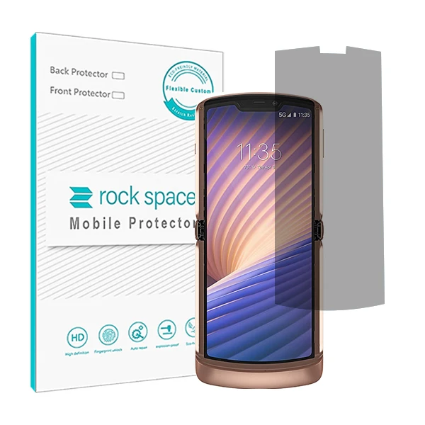 محافظ صفحه نمایش حریم شخصی راک اسپیس مدل HyPRV مناسب برای گوشی موبایل موتورولا Razr 5G
