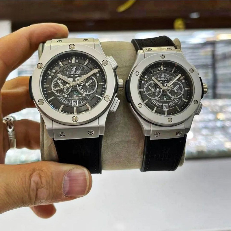 ست ساعت مچی عقربه ای زنانه و مردانه  مدل بیگ بنگ تک موتور