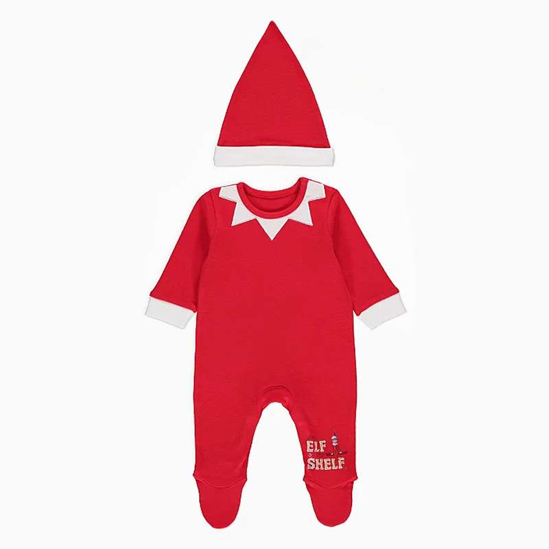 ست سرهمی و کلاه نوزادی جورج مدل ELF