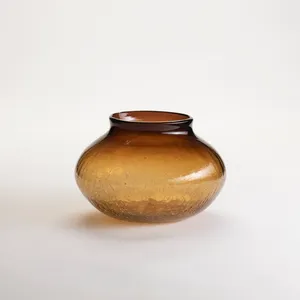 گلدان شیشه ای مدل دکوویو ab-2-c