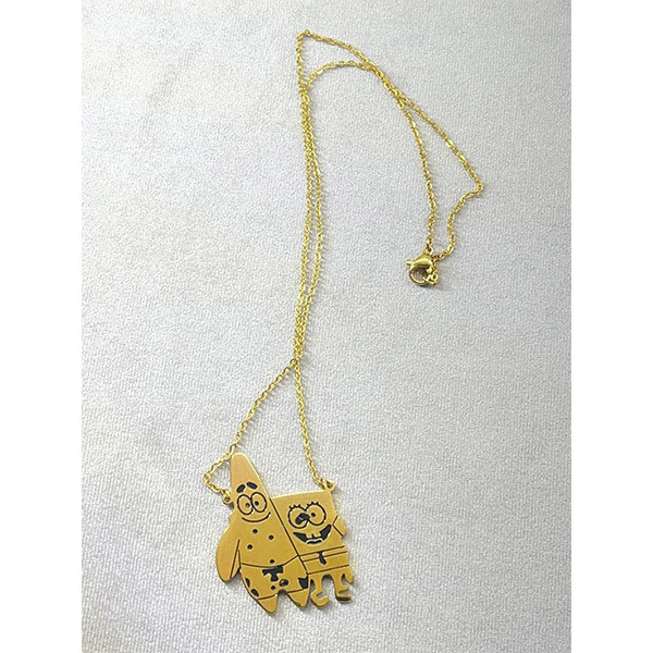 گردنبند دخترانه مدل پاتریک و باب اسفنجی کد 121250 گردنبند دخترانه مدل پاتریک و باب اسفنجی کد 121250