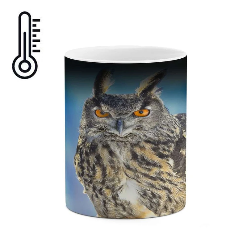 ماگ حرارتی کاکتی مدل جغد کد mgh16301