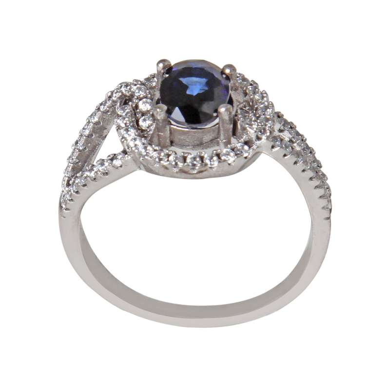 انگشتر نقره زنانه مدل کوارتز کد AWR_841