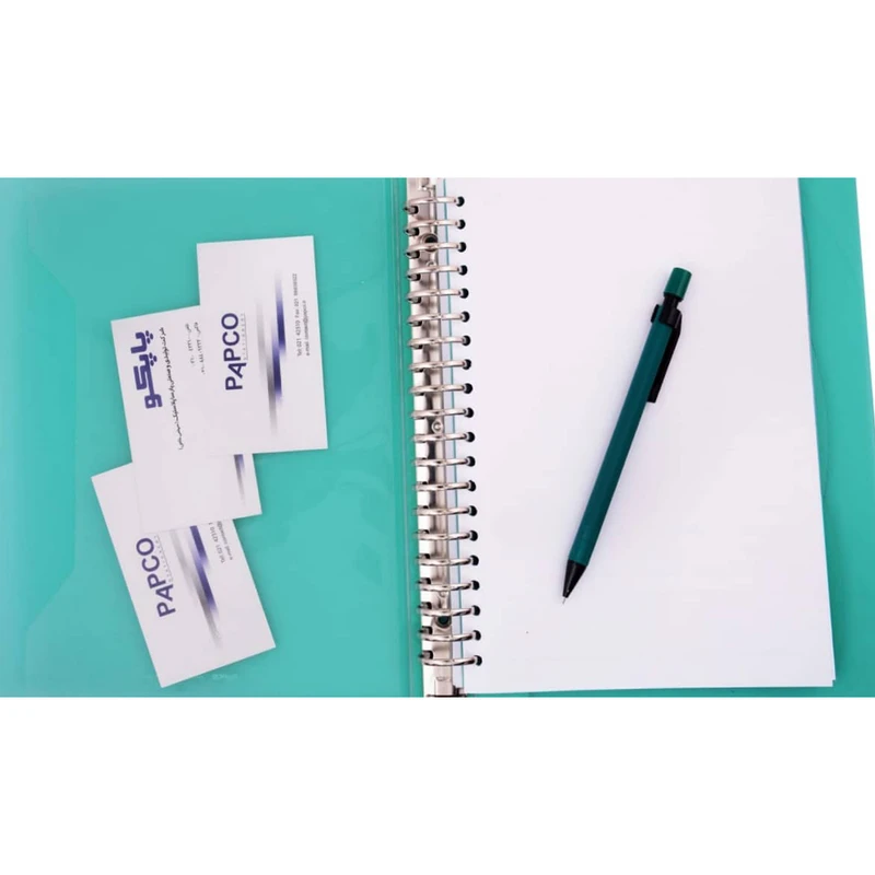 عکس شماره 4 : دفتر کلاسوری پاپکو مدل قفل دار کد nb-626