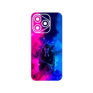 MAHOOT Smoke Rainbow Digital Art 2 Cover Sticker for Honor 400 Lite