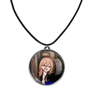 گردنبند خندالو مدل پاور و ماکیما انیمه مرد اره ای Chainsaw Man کد 2234322338