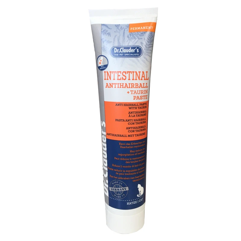 خمیر مالت گربه دکتر کلادرز مدل Anti Hairball Taurin وزن 100 گرم