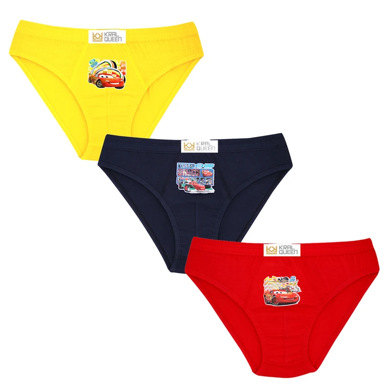 شورت پسرانه کرال کوئین مدل سوپر پنبه کد 1 بسته 3 عددی