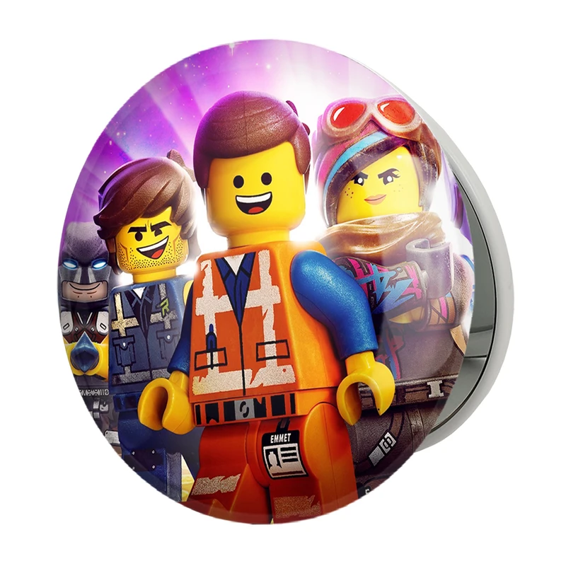 آینه جیبی خندالو طرح انیمیشن لگو LEGO مدل تاشو کد 3760 