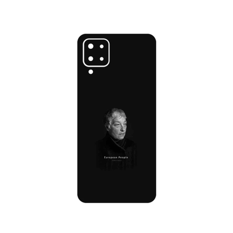 برچسب پوششی ماهوت مدل Portrait of a European Woman مناسب برای گوشی موبایل سامسونگ Galaxy F12