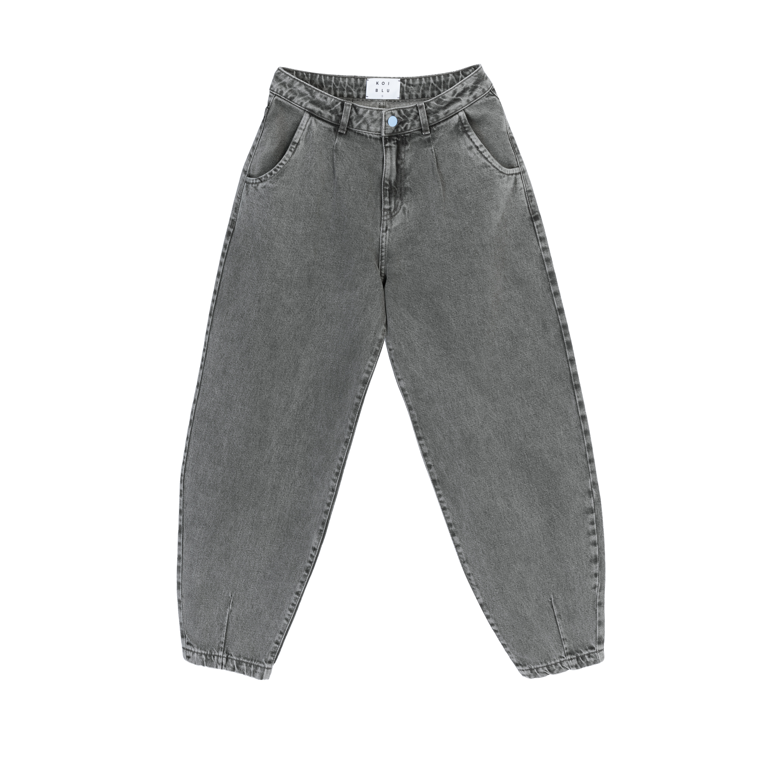 شلوار جین زنانه کوی مدل 229 رنگ اسید خاکستری