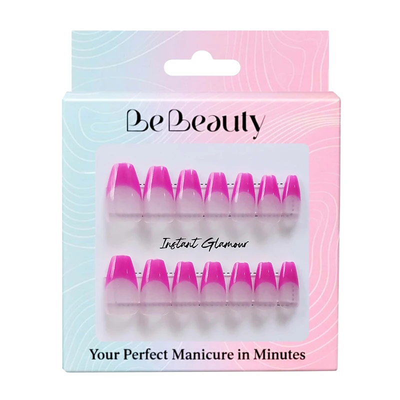 ناخن مصنوعی دست بی‌بیوتی مدل Ballerina212  بسته 14 عددی