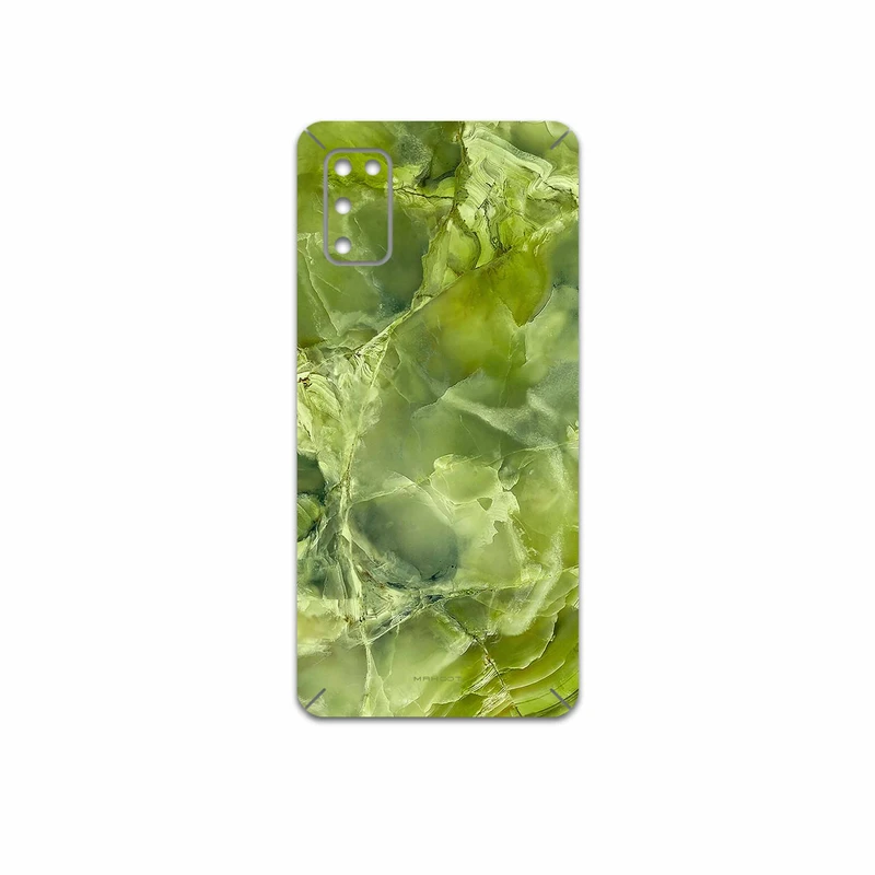برچسب پوششی ماهوت مدل Green Crystal Marble مناسب برای گوشی موبایل سامسونگ Galaxy A41