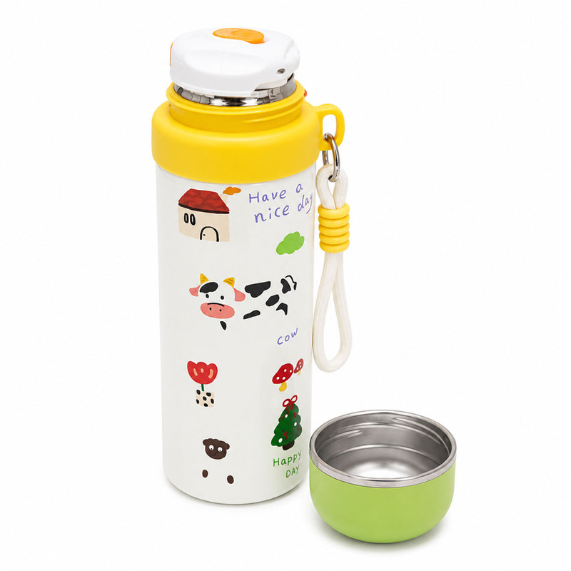 فلاسک کودک مدل cow گنجایش 0.5 لیتر