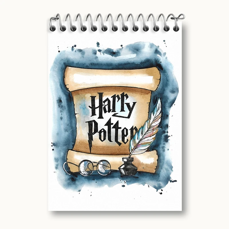 دفتر یادداشت 50 برگ خندالو طرح هری پاتر (Harry Potter) کد N4909