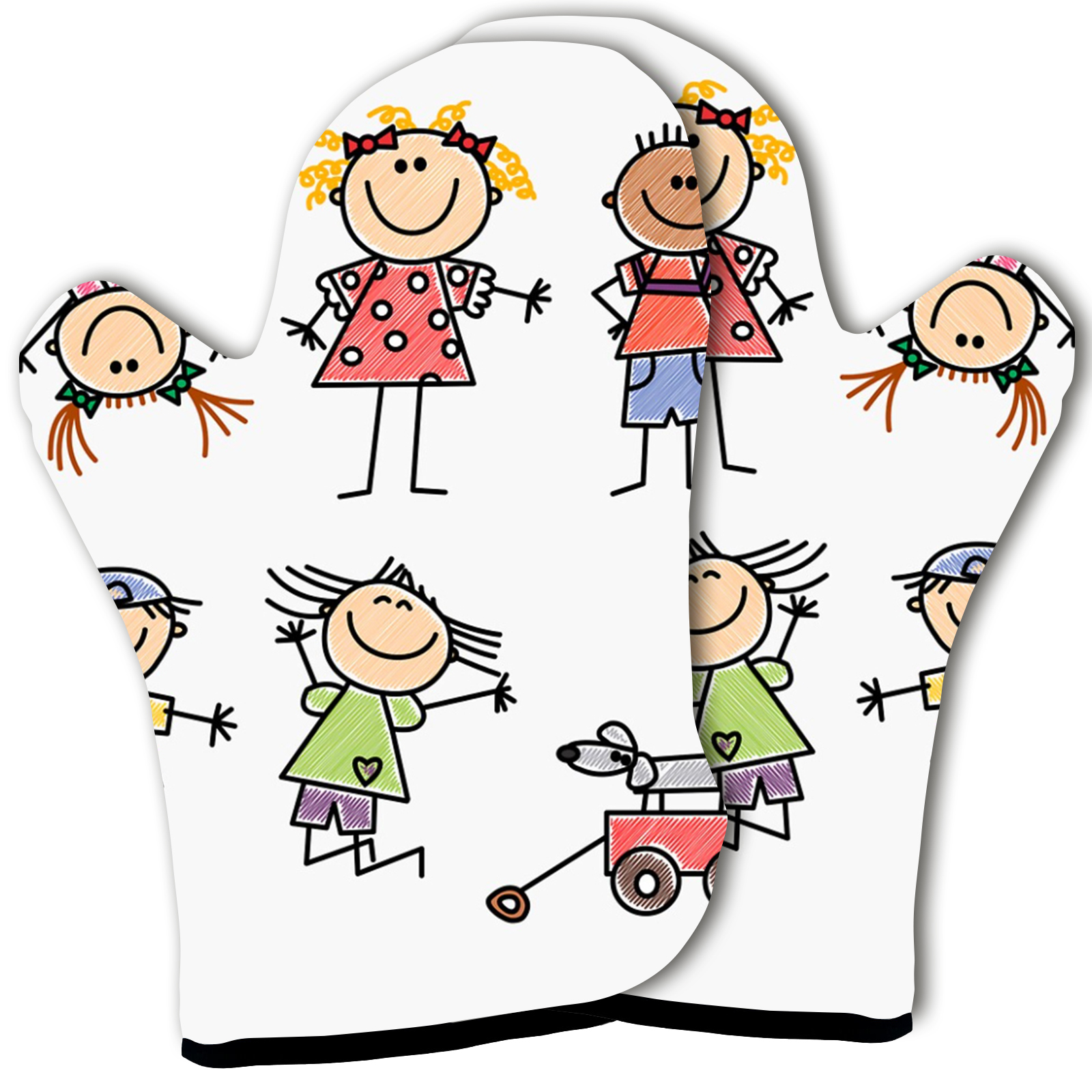 دستکش فر شمسه نگار مدل 0023 بسته 2 عددی