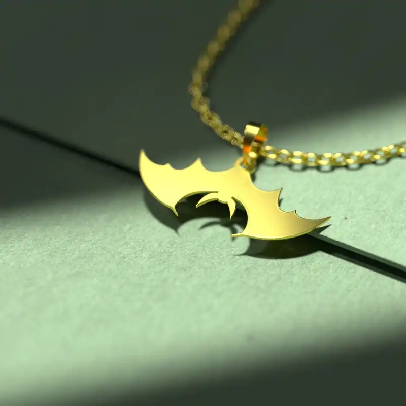 گردنبند طلا 18 عیار زنانه مدوپد مدل هالووین کد G3-1-1221