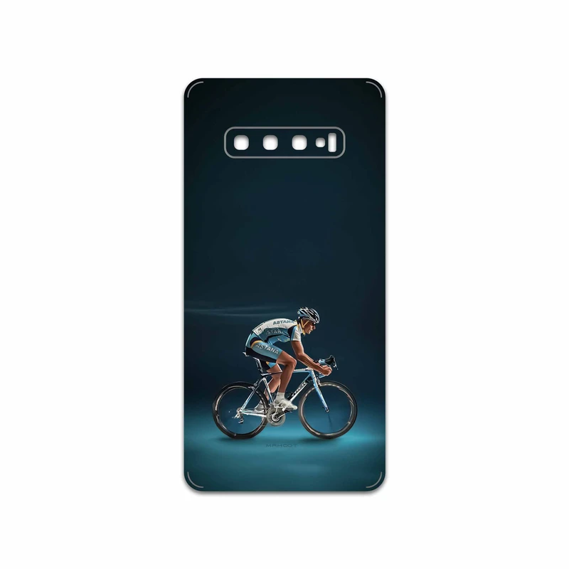 برچسب پوششی ماهوت مدل Road cycling مناسب برای گوشی موبایل سامسونگ Galaxy S10 Plus
