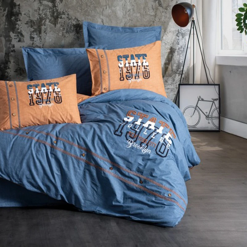 سرویس روتختی کاتن باکس مدل State tarcin تک نفره 4 تکه