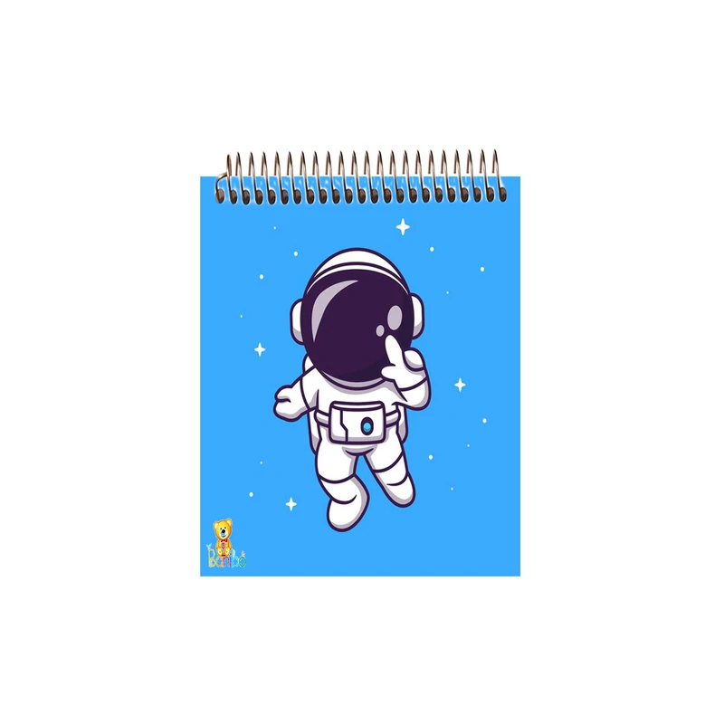 دفتر نقاشی 50 برگ بانیبو مدل  فضانورد کد 553