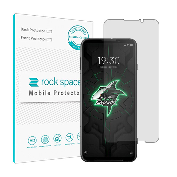 محافظ صفحه نمایش شفاف راک اسپیس مدل HyGEL مناسب برای گوشی موبایل شیائومی Black Shark 3 Pro
