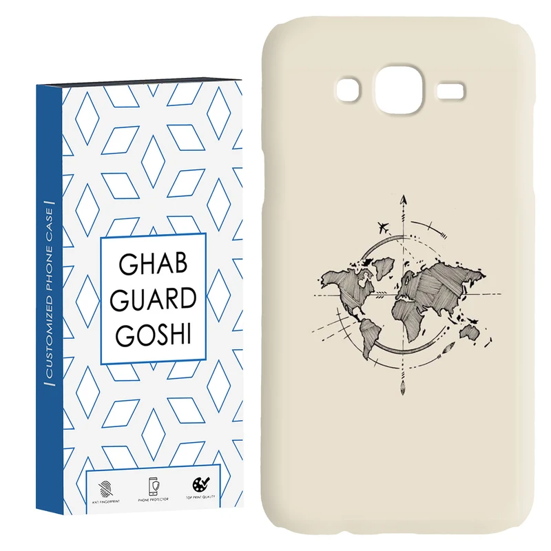 کاور قاب گارد گوشی طرح نقشه کد Dimo-175 مناسب برای گوشی موبایل سامسونگ Galaxy J7 2015 / J7 core / J700