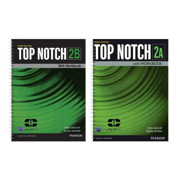 کتاب Top Notch 3rd 2 اثر Joan Saslow and Allen Ascher انتشارات سپاهان 2 جلدی
