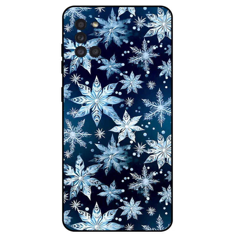 کاور مگافون طرح برف مدل 2824 مناسب برای گوشی موبایل سامسونگ Galaxy A31   
