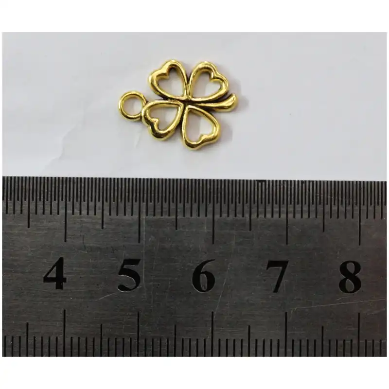 آویز دستبند مدل گل نیلوفر کد Ad 902 بسته 10 عددی