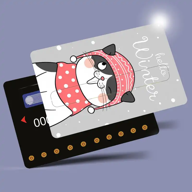 استیکر کارت مدل گربه کد aan07