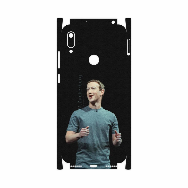 برچسب پوششی ماهوت مدل Mark Zuckerberg-FullSkin مناسب برای گوشی موبایل هوآوی Y6 Prime 2019