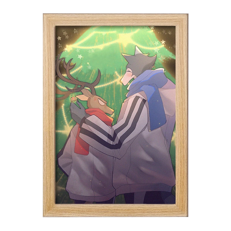 تابلو خندالو مدل لگوشی و لوییس انیمه بیستارز کد 33441