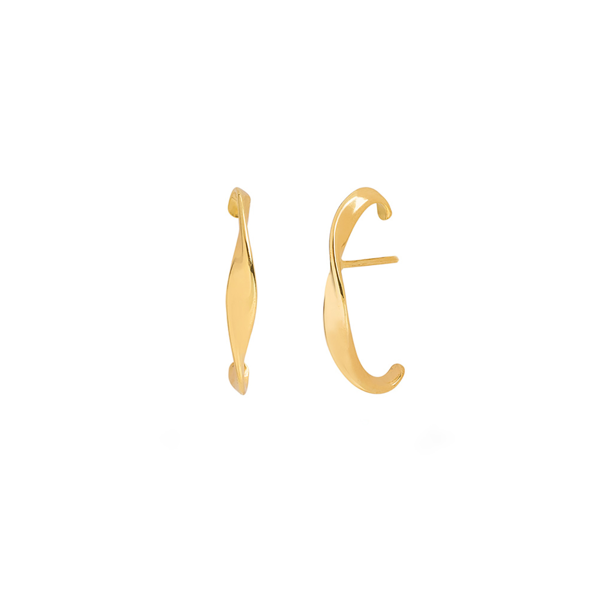 گوشواره طلا 18 عیار زنانه کیا گالری مدل AE358