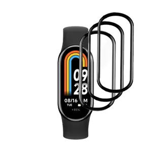 محافظ صفحه نمایش کروکودیل مدل C-PWM مناسب برای ساعت هوشمند شیائومی Mi Band 8 بسته3 عددی