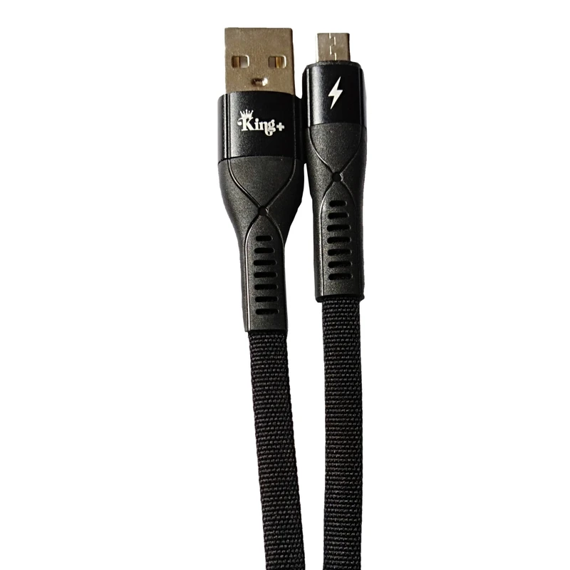 کابل تبدیل USB به microUSB کینگ پلاس مدل HK-23 طول 1 متر