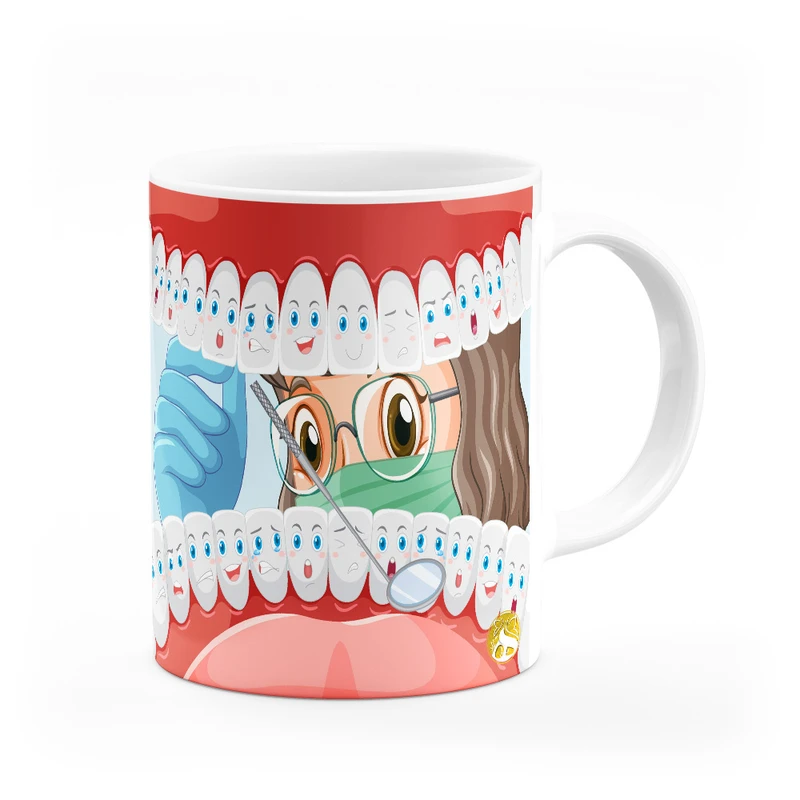 ماگ هومرو طرح دندانپزشک مدل MG9811