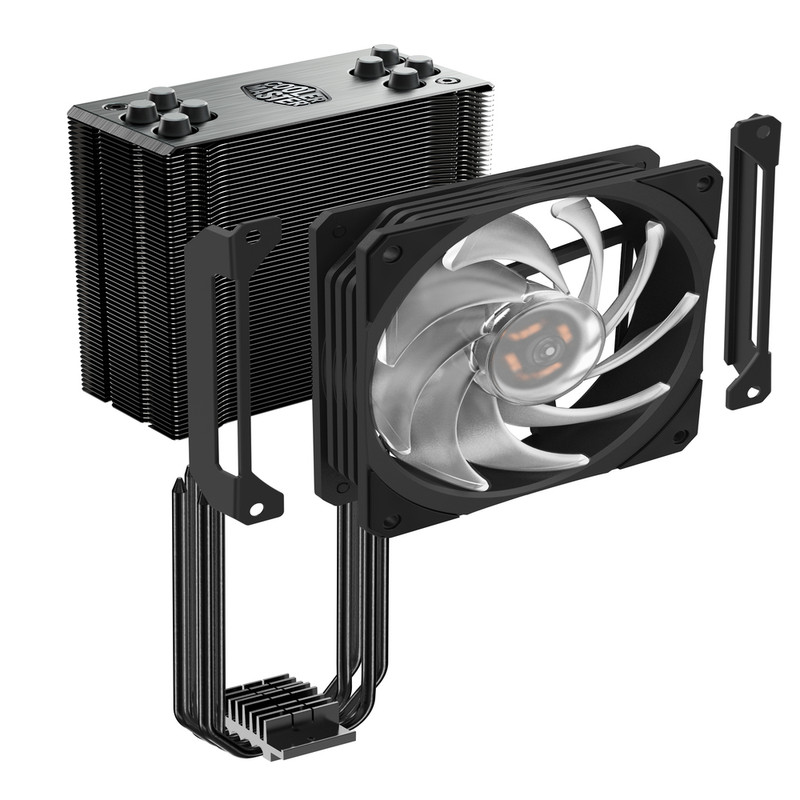خنک کننده پردازنده کولر مستر مدل HYPER 212 RGB BLACK EDITION 2
