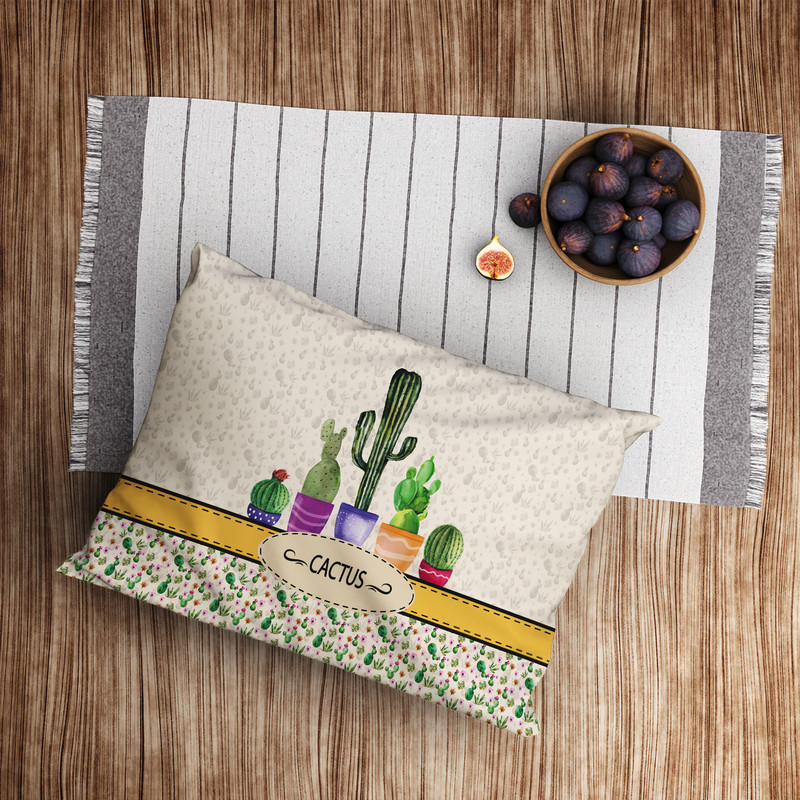 رو بالشی هزاردستان طرح cactus کد Drob268