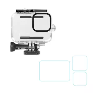 کاور ضد آب پلوز مدل PU52 مناسب برای دوربین ورزشی گوپرو Hero 9 به همراه محافظ صفحه نمایش