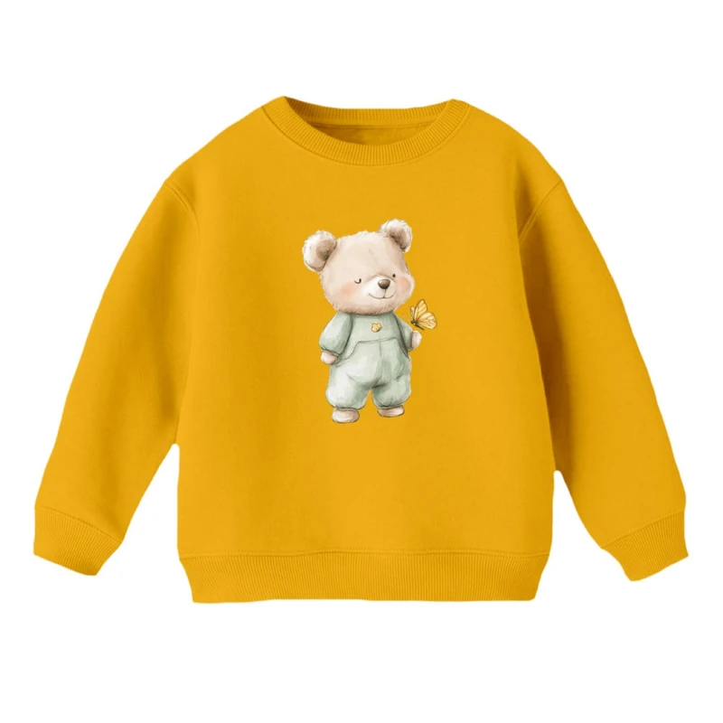 سویشرت بچگانه مدل خرس و پروانه 