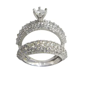 انگشتر نقره زنانه مدل AB1053