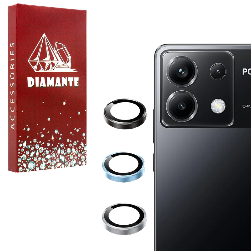 محافظ لنز دوربین فلزی مدل lenjeu Rd مناسب برای گوشی موبایل Poco X6