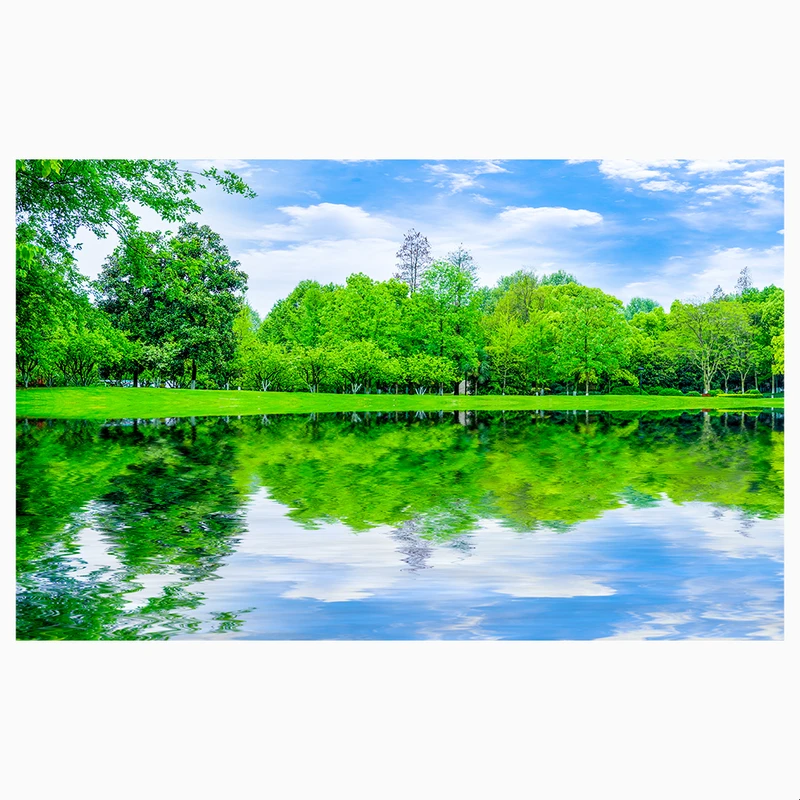 فرش پارچه‌ای مدل فرشینه طرح انعکاس طبیعت کد AR3058790