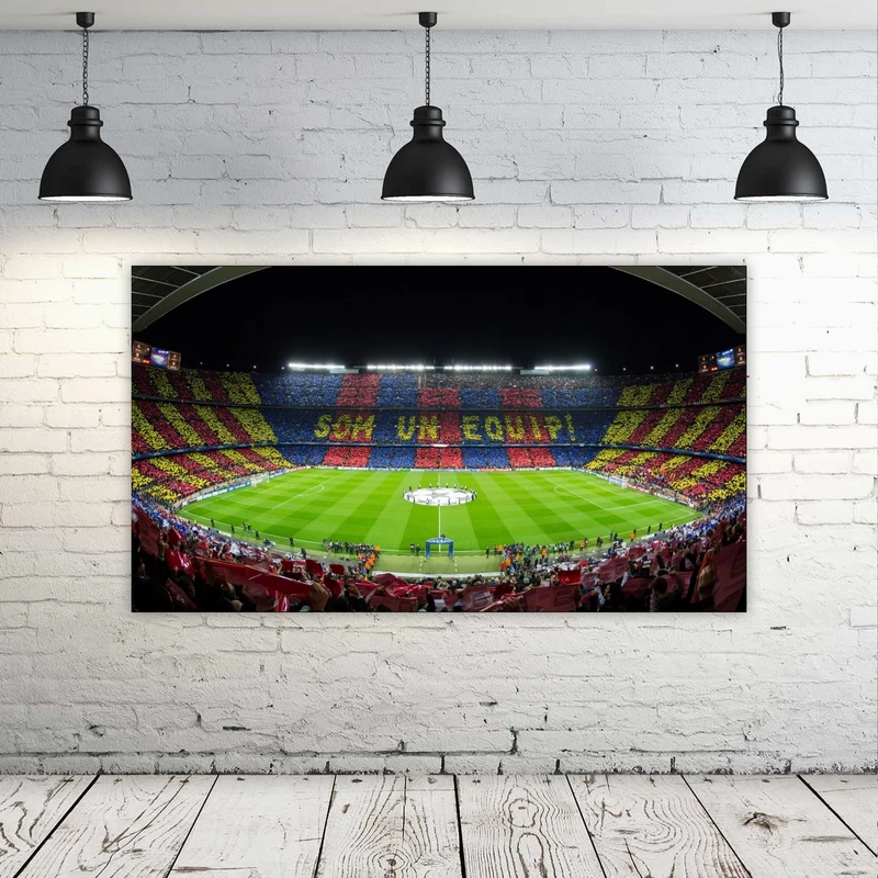  پوستر دیواری طرح ورزشگاه بارسلونامدل PT203