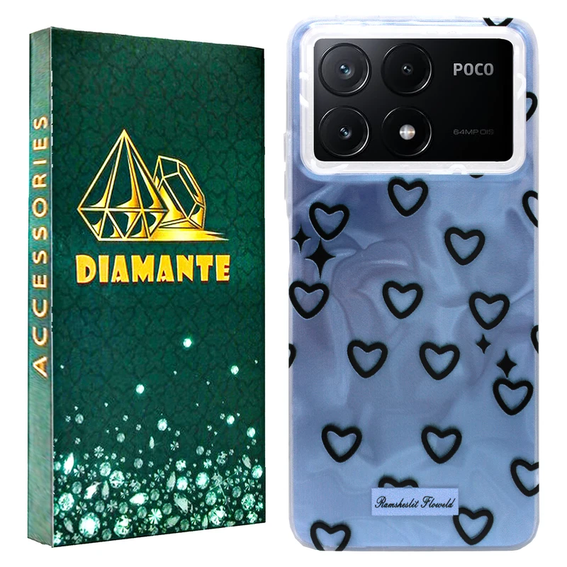 کاور دیامانته مدل Ghalbi Gn مناسب برای گوشی موبایل شیائومی Poco X6 Pro