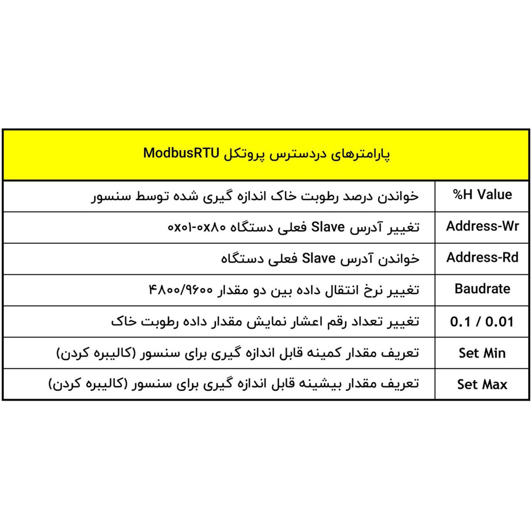 سنسور رطوبت خاک مدباس مدل SM4-ECO . دفنی