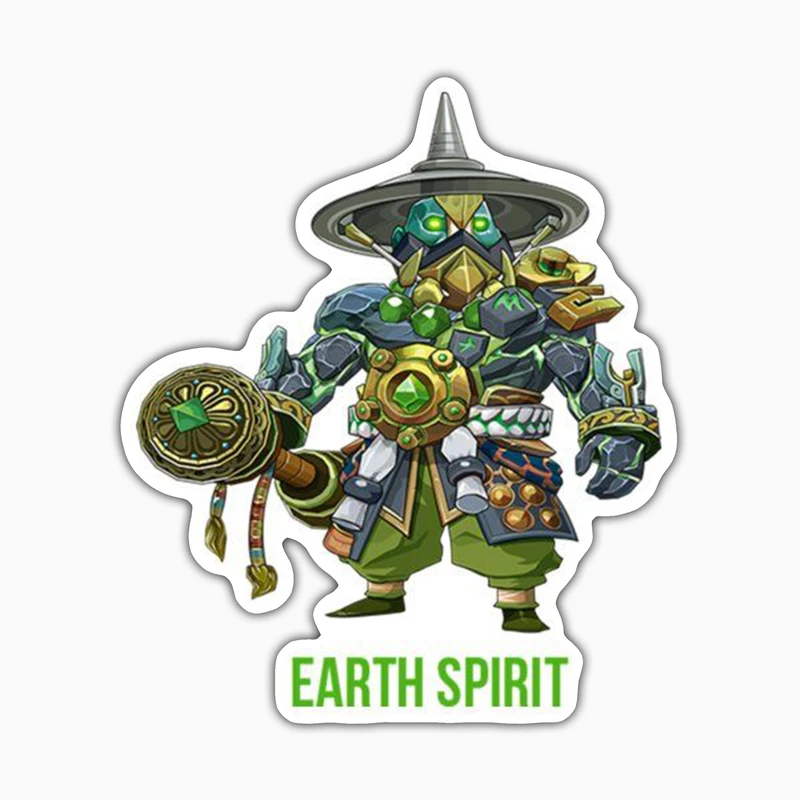 استیکر لپ تاپ و موبایل بووم طرح بازی Dota2 مدل Earth Spirit کد ZX071 