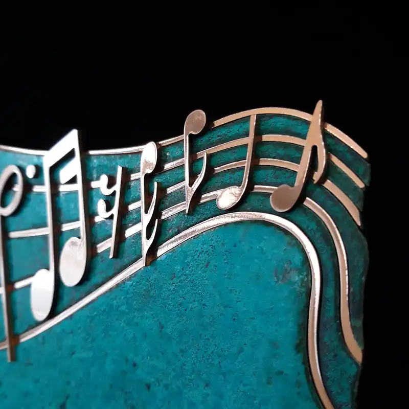 تابلو معرق مسی مدل ملودی                                        کد 1