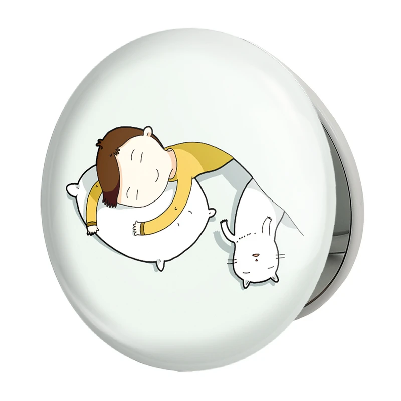 آینه جیبی خندالو طرح گربه Cat مدل تاشو کد 23286 