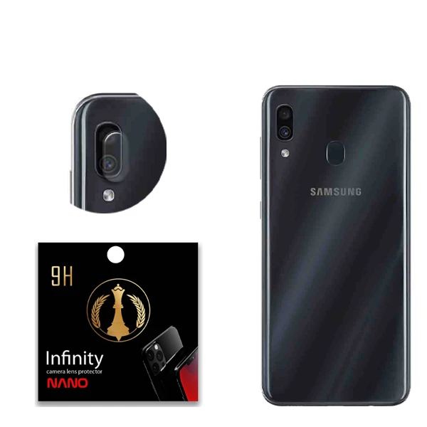 محافظ لنز  دوربین سرامیکی اینفینیتی نانو مدل Star Pro Max مناسب برای گوشی موبایل سامسونگ Galaxy A30